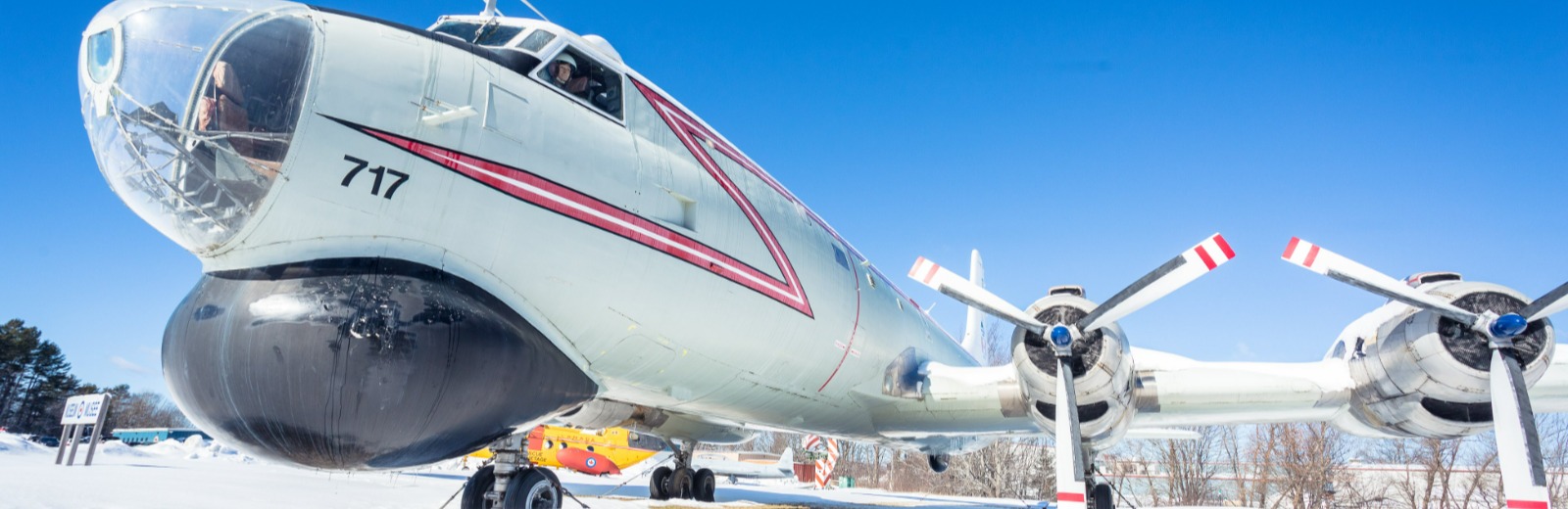 Military plane from 14 Wing Greenwood