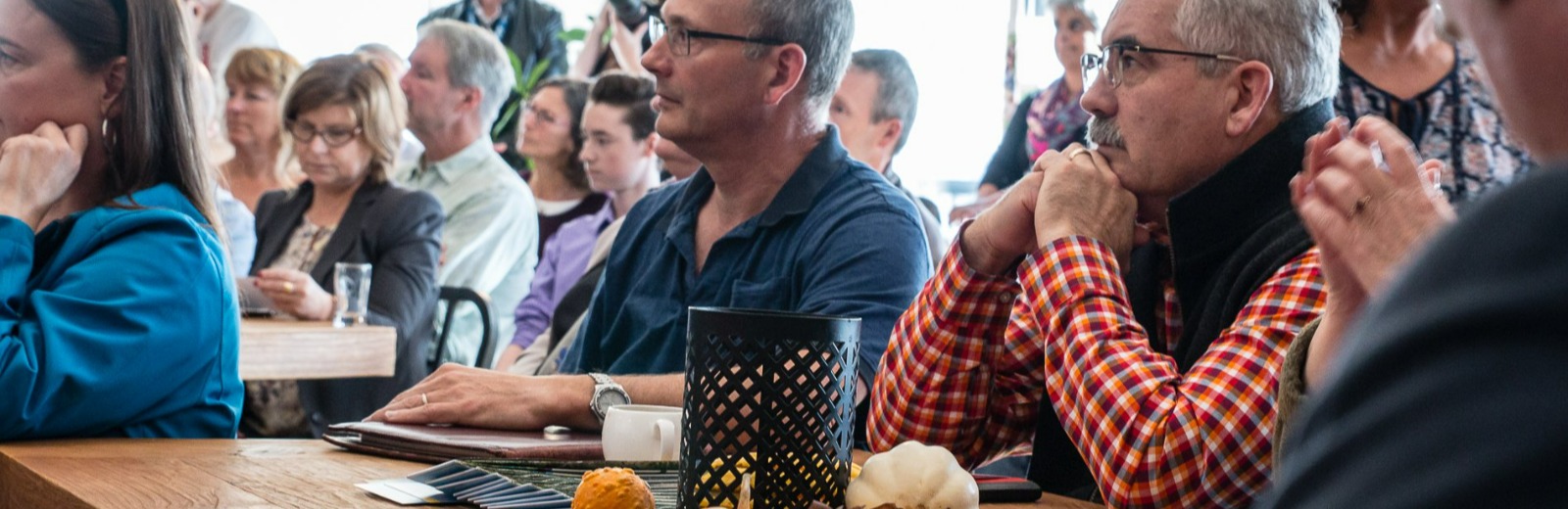 People attending a meeting