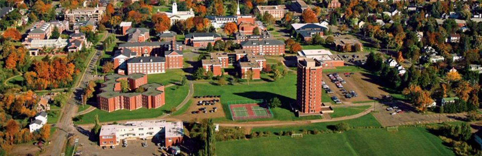 Acadia University campus from air
